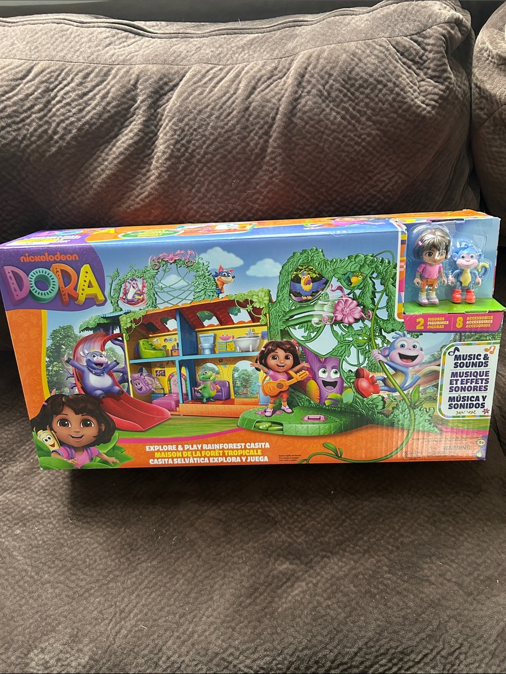 BNIB 🆕 Nickelodeon Dora Tropical Rainforest Explore Playset & Music and Sounds